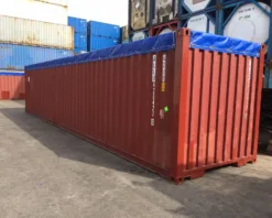 40ft open top container