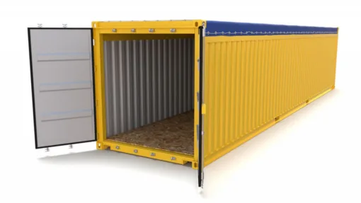 40ft open top container