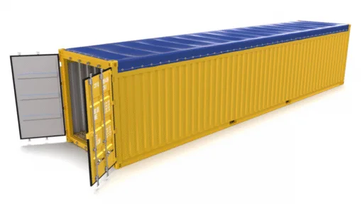 40ft open top container