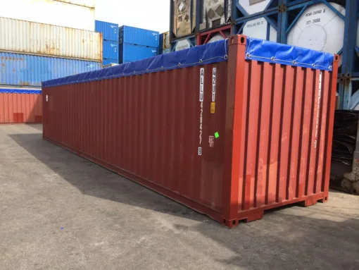 40ft open top container