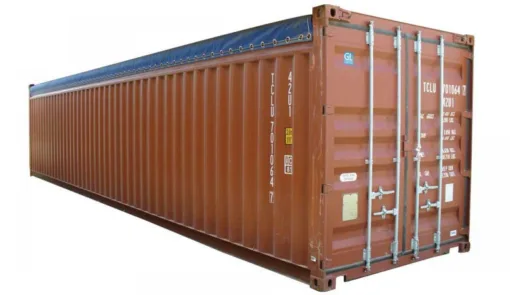 40ft open top container