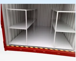 8ft x 8ft Flat Floor Bunded Store