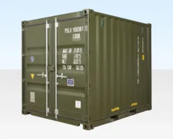 Green 10ft Shipping Container for Sale
