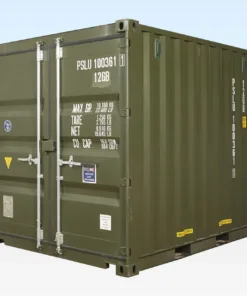 Green 10ft Shipping Container for Sale