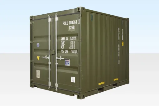 Green 10ft Shipping Container for Sale
