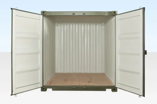 Green 10ft Shipping Container for Sale