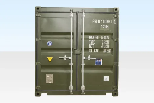 Green 10ft Shipping Container for Sale