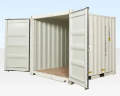 White 10ft Shipping Container