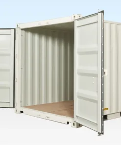 White 10ft Shipping Container