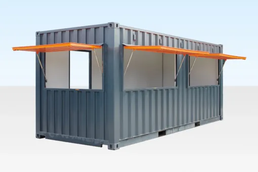 shipping container cafe for sale