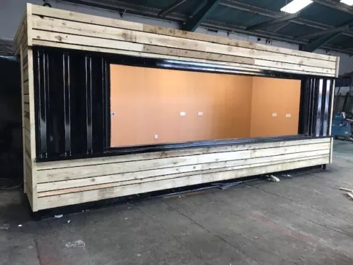 20ft Slate Gray Shipping Container Office