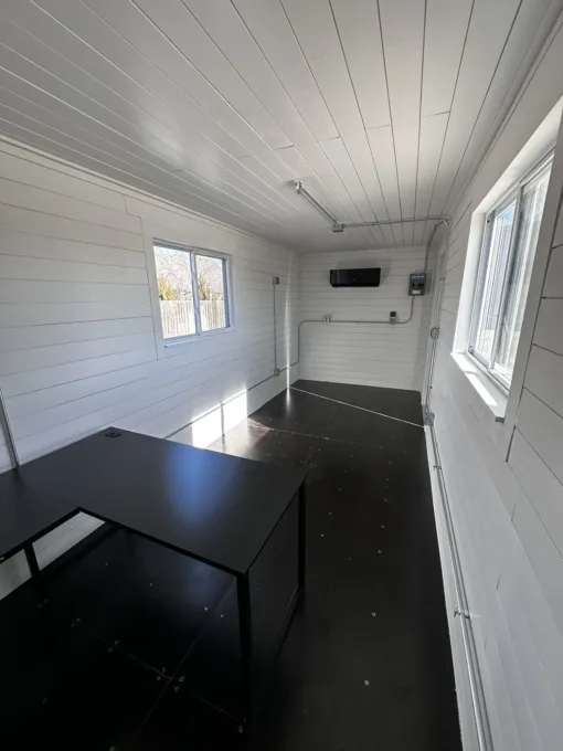 20ft Slate Gray Shipping Container Office