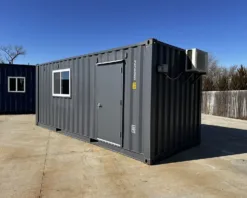 20ft Slate Gray Shipping Container Office