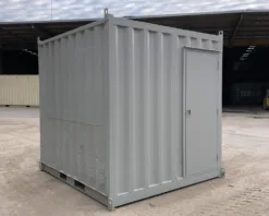 Used 10ft Container with Man Door & Roll-Up Door