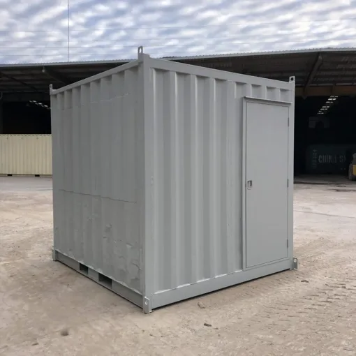 Used 10ft Container with Man Door & Roll-Up Door