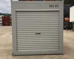 Used 10ft Container with Man Door & Roll-Up Door
