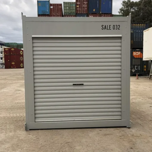 Used 10ft Container with Man Door & Roll-Up Door