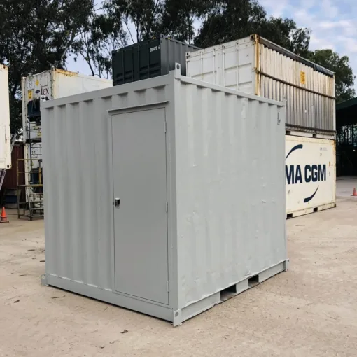 Used 10ft Container with Man Door & Roll-Up Door