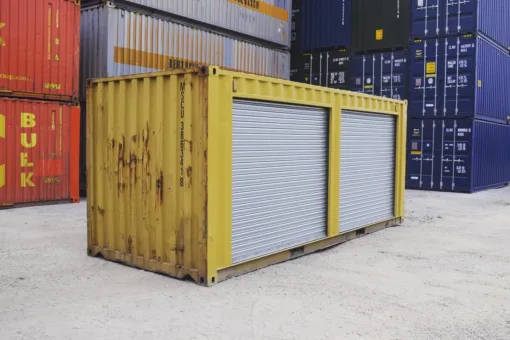 Used 20ft Shipping Container with Roll-Up Doors